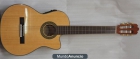 GUITARRA ELECTROACÚSTICA Y CON CUTAWAY+funda, a estrenar - mejor precio | unprecio.es