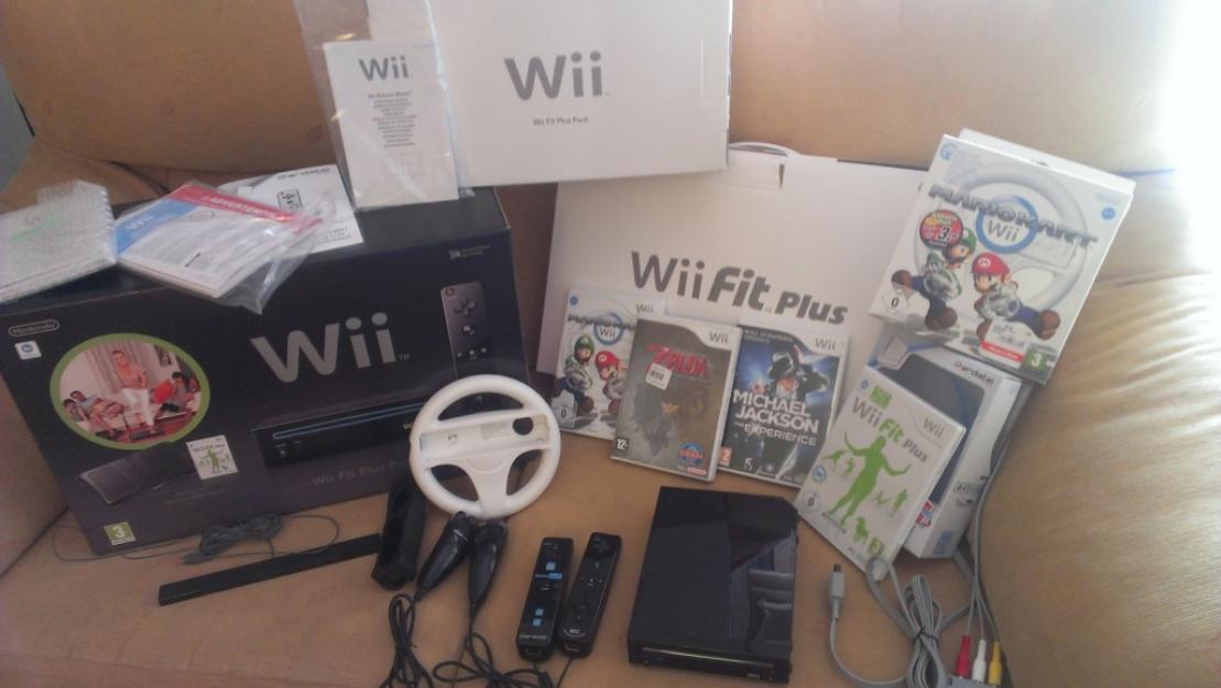 ¡¡¡vendo wii negra usada 4 veces!!