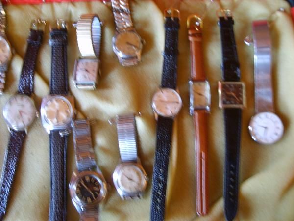 15 RELOJES DE CABALLERO DE LOS AÑOS 40-50-60-70