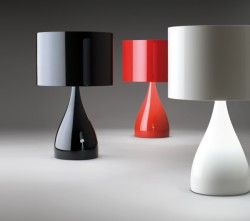 Vibia Jazz Sobremesa bajo - Lacado rojo - iLamparas.com