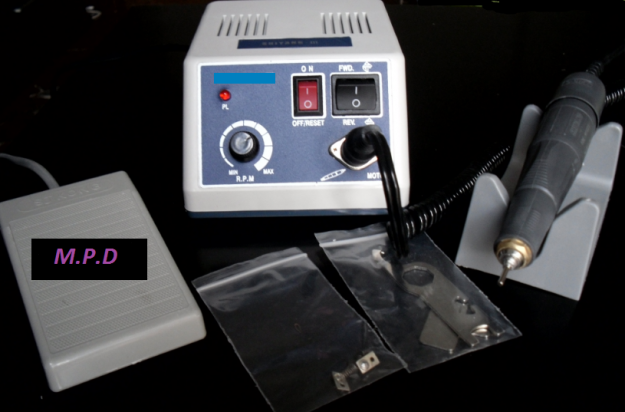 Micromotor 35.000 r.p.m protesis,podologia, taxidermia y estuche de ceramica dental