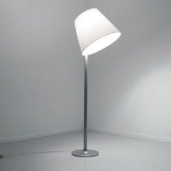 Artemide Melampo Mega Lámpara de pie - Estructura bronce, difusor ecrù - iLamparas.com