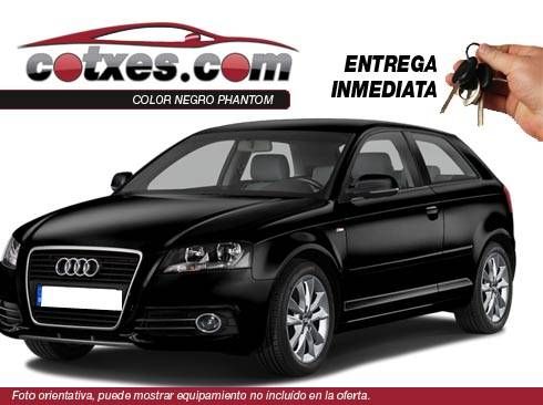 Audi A3 2.0 TDI 140CV 6VEL. 3P AMBITION S LINE COMPLETO. NEGRO PHANTOM. STOCK.