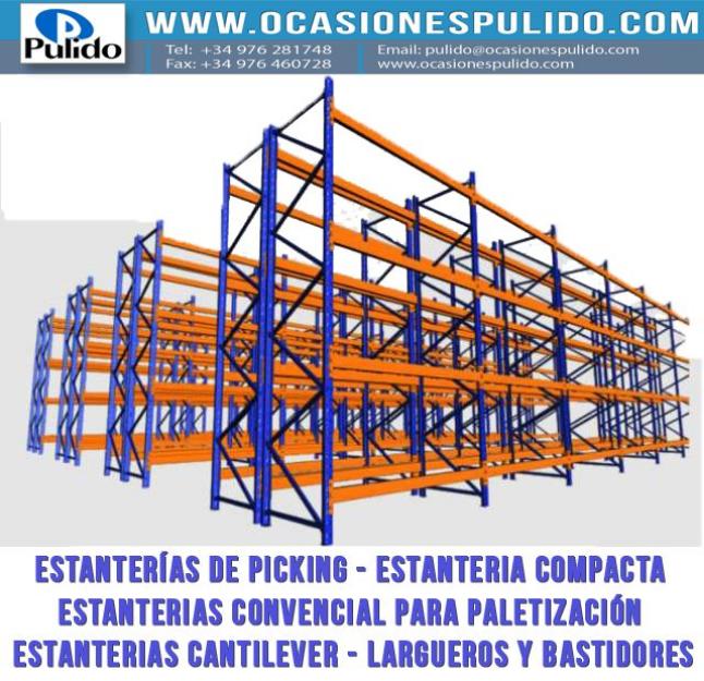 Estanterias Metalicas para Palets, Segunda Mano