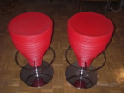 Lote de dos taburetes rojos de diseño - mejor precio | unprecio.es