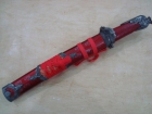 Espada Katana pequeña roja - mejor precio | unprecio.es
