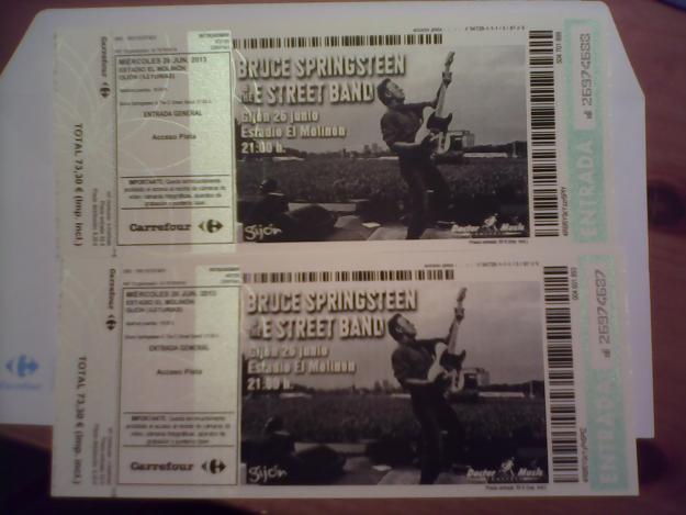 Regalo Entradas De Bruce Springsteen