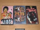 MICHAEL JACKSON TRES CINTAS DE VIDEO VHS - mejor precio | unprecio.es