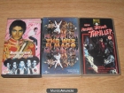 MICHAEL JACKSON TRES CINTAS DE VIDEO VHS - mejor precio | unprecio.es