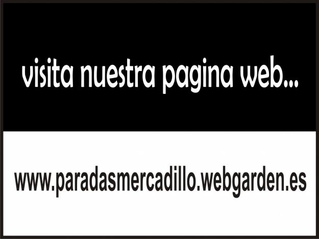 PARADAS PARA MERCADILLOS - NUEVOS DESDE 160 €