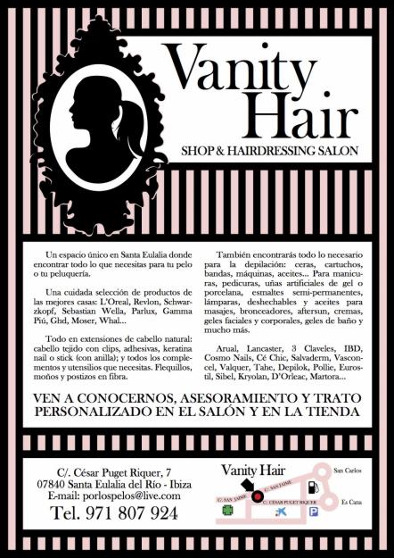 Venta de Productos de Peluqueria y Estetica