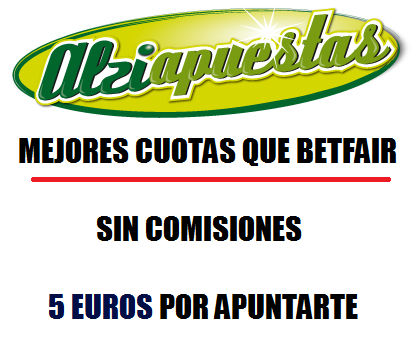 ALZIAPUESTAS NADIE TE DA MEJORES CUOTAS DE APUESTAS