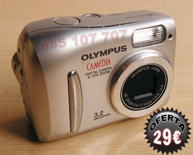Camara fotos digital olympus Camedia C-370 3.2 megapixel