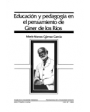 Educación y pedagogía en el pensamiento de Giner de los Ríos. ---  Universidad de Sevilla, Serie Filosofía y Letras nº67