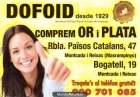 DOFOID COMPRA-VENTA D\'OR I PLATA. INVERTEIX EN LINGOTS D’OR! - mejor precio | unprecio.es