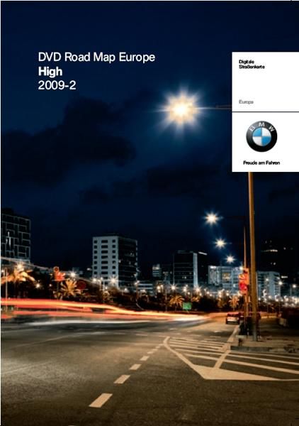 DVD GPS 2009/1 EUROPA ORIGINAL BMW MK4 HIGH