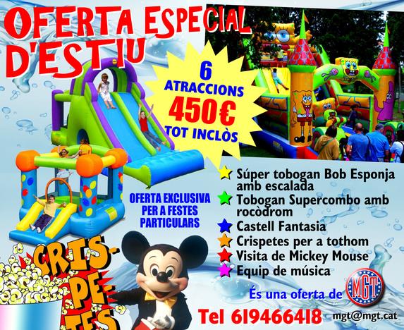 Monta la fiesta infantil en tu jardin