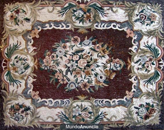 TAPA  EN MOSAICO  PARA  MESA DE PORCHE O JARDIN