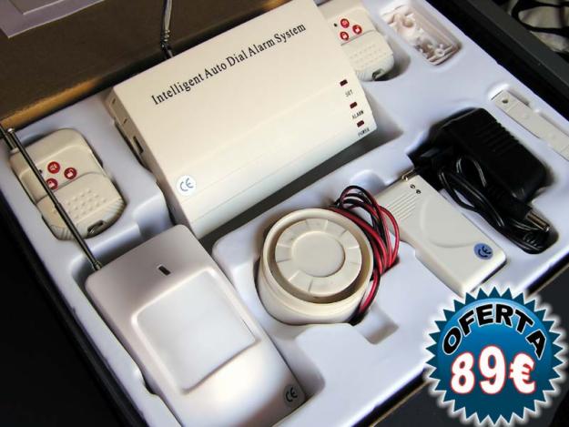 Alarma via radio para vigilar la casa, camping, barco