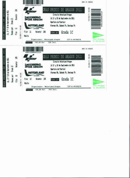 MOTO GP Aragon 2011       16,17,18 septiembre