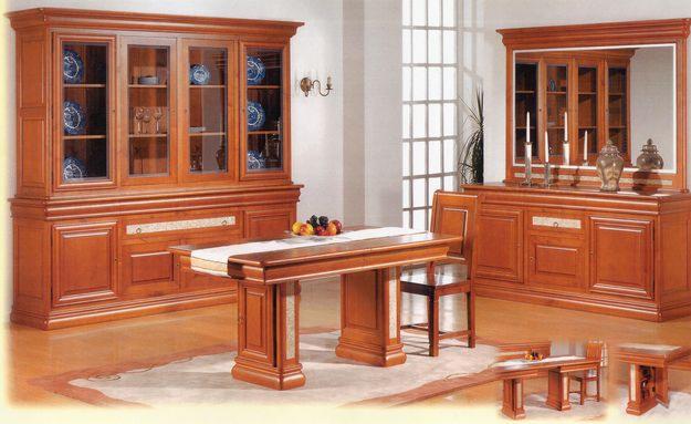 Muebles de Salon madera de castaño.