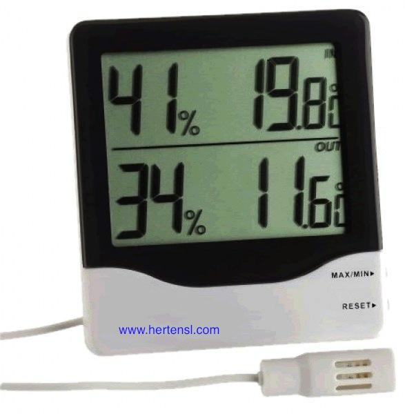 Indicador de humedad y temperatura de precision especial incubadoras y nacedoras