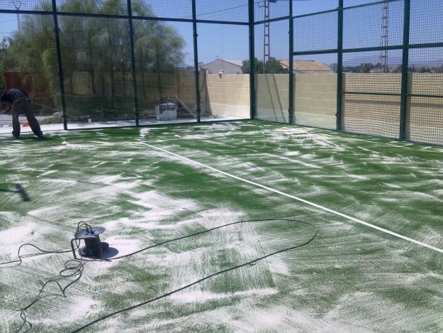 Instalacion de pistas de padel - g2g construcciones