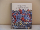 Lingüística y Significación (Biblioteca Salvat de grandes temas) - mejor precio | unprecio.es