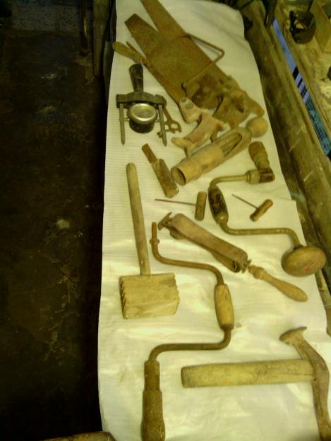 Lote de herramientas antiguas para coleccion decoracion