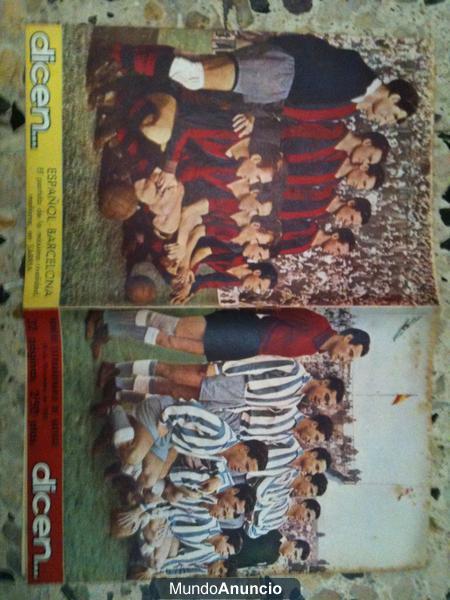 vendo revistas de futbol años 50 y 60   revista\