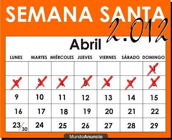 Sillas Semana Santa 2012