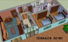 super piso  80mt + 60 de terraza - mejor precio | unprecio.es