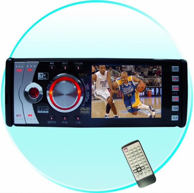 3,5 Inch TFT Car DVD y TV Player-USB+SD/MM