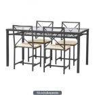 vendo mesa estructura metalica con cristal mod grana 70 euros - mejor precio | unprecio.es