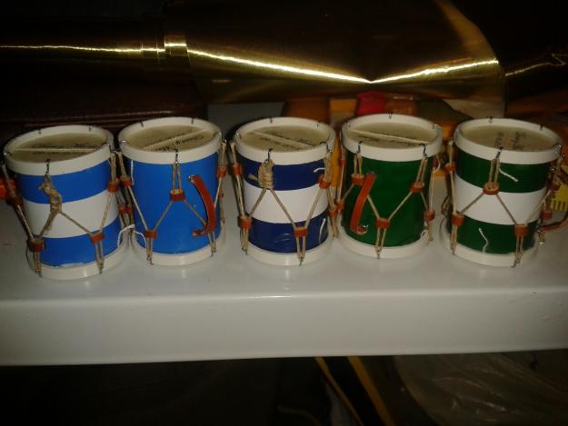 Tambores rocieros en miniaturas