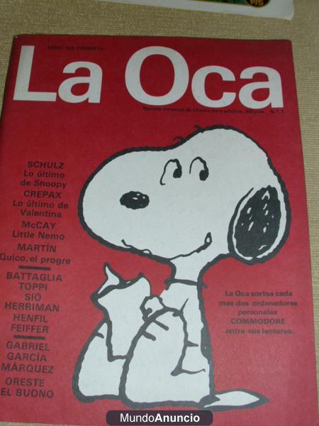 Vendo coleccion COMPLETA de Comics LA OCA. Impecables