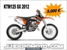KTM 125 SX 2012 NUEVA - mejor precio | unprecio.es
