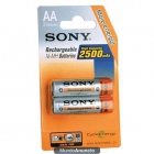 Sony - Pilas recargables NiMH AA 2500 mAh (Paquete de 2) - mejor precio | unprecio.es