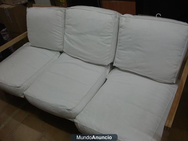 Sillón Cama Ikea de láminas de madera