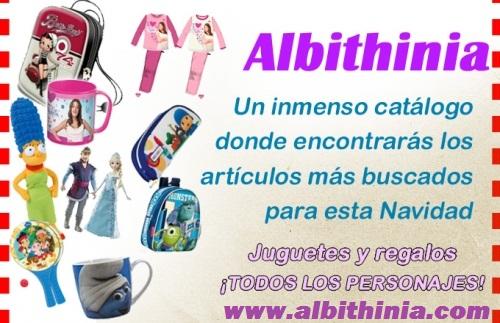 albithinia licencias y regalos ,merchandising niños