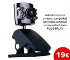 Camara web webcam con luz y micro USB2.0 - mejor precio | unprecio.es