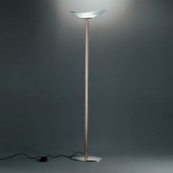 Artemide Tebe terra estructura níquel, difusor transparente - iLamparas.com