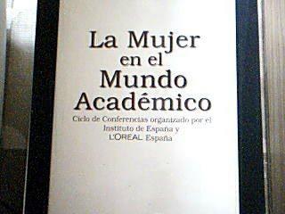 la  mujer en el mundo academico