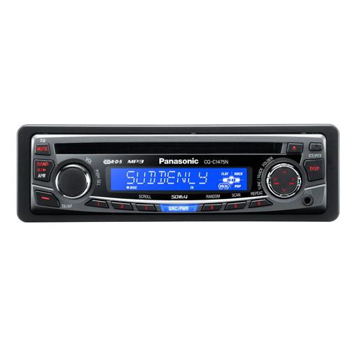 Radio cd/mp3 panasonic con entrada frontal pra mp3