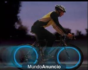 valvula led para iluminar ruedas  bicicleta , moto o coche