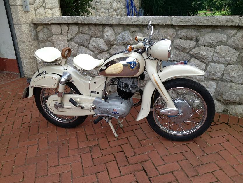 Moto Clasica, Lube NSU Max. Modelo 1956. 250 cc, en perfecto estado