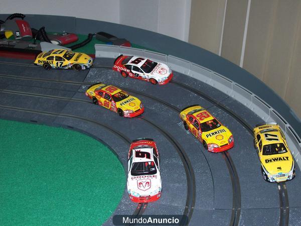 Circuito slot Scalextric digital 4 carriles