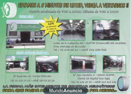 RUEDAS SEGUNDA MANO KM 0 911403518 NEUMATICOS SEMINUEVOS DE RENTING TODAS LAS MEDIDAS