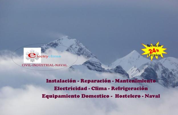 Electricidad-Clima-Refrigeraciónn    Civil-Industrial-Naval