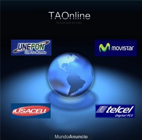 RECARGAS ELECTRONICAS (TELCEL,MOVISTAR,UNEFON,IUSACELL)